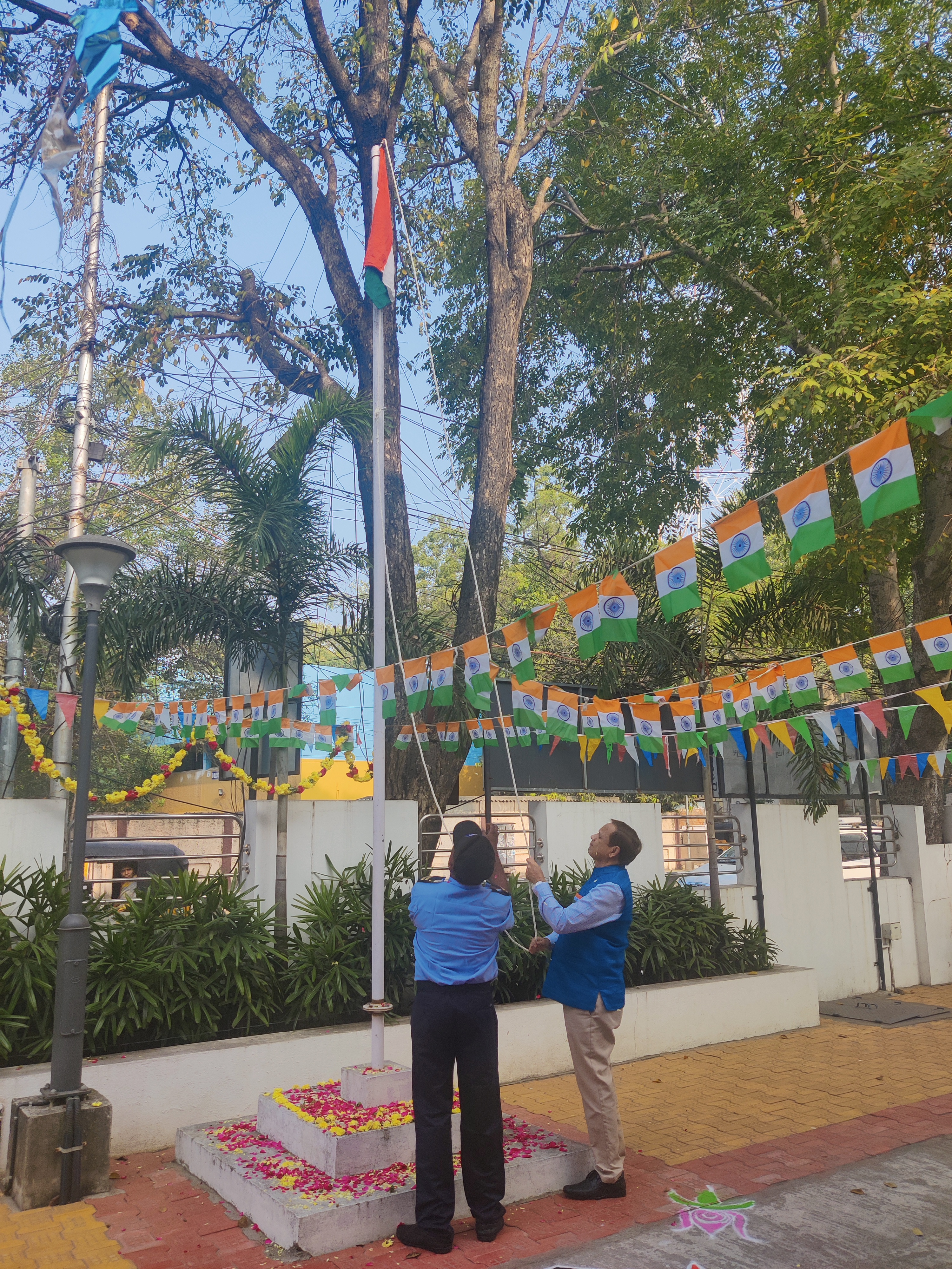 Republic day 2023 celebration - Flag hoisting