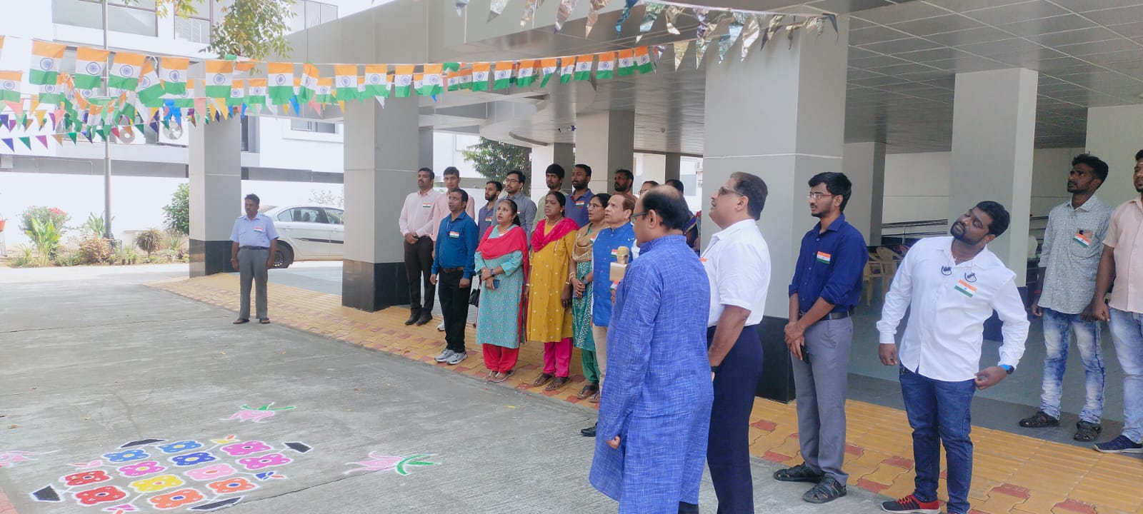 Republic day 2023 celebration - Flag hoisting