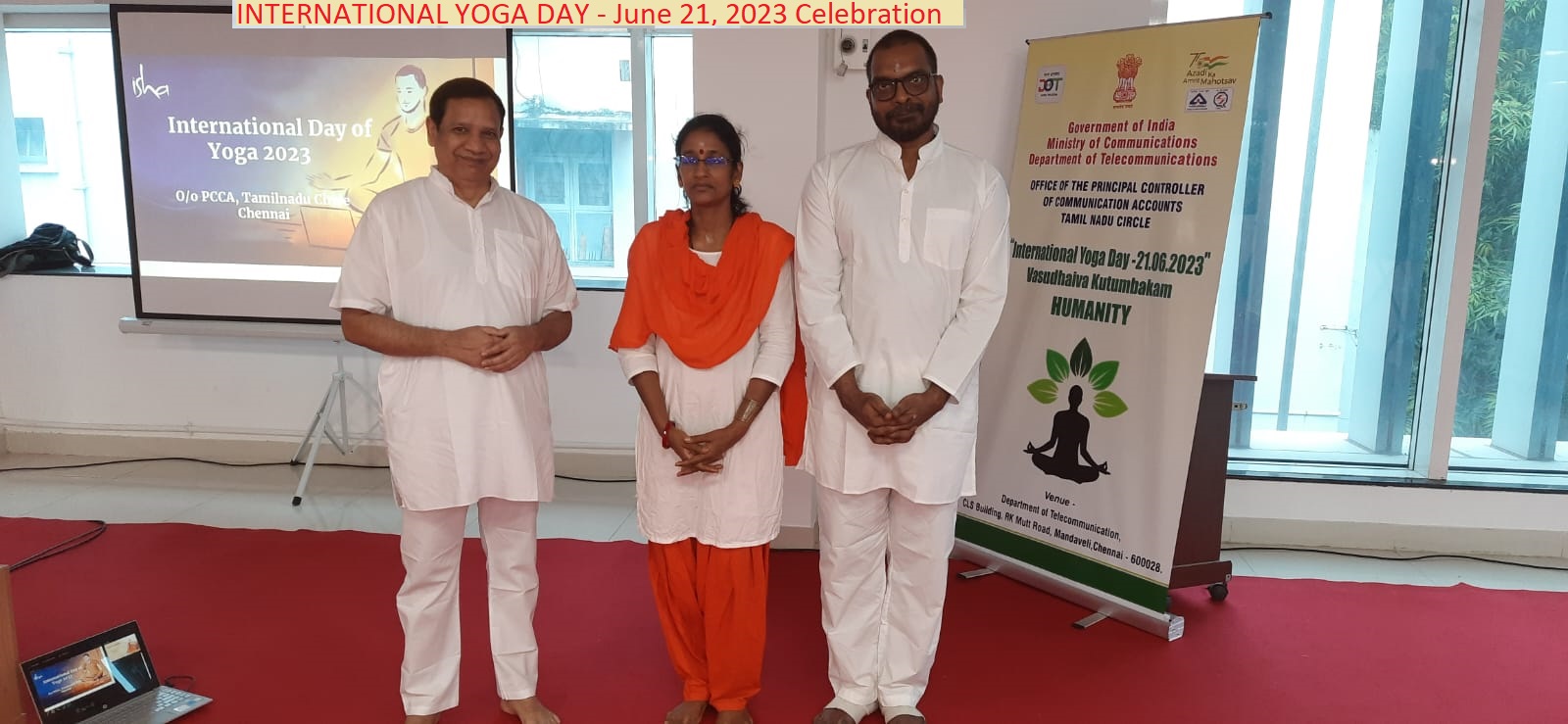 INTERNATIONAL YOGA DAY - June 21, 2023 Celebration