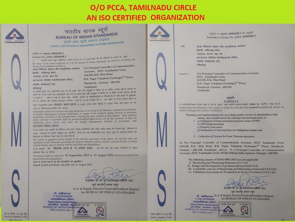 ISO CERTIFICATE 2019