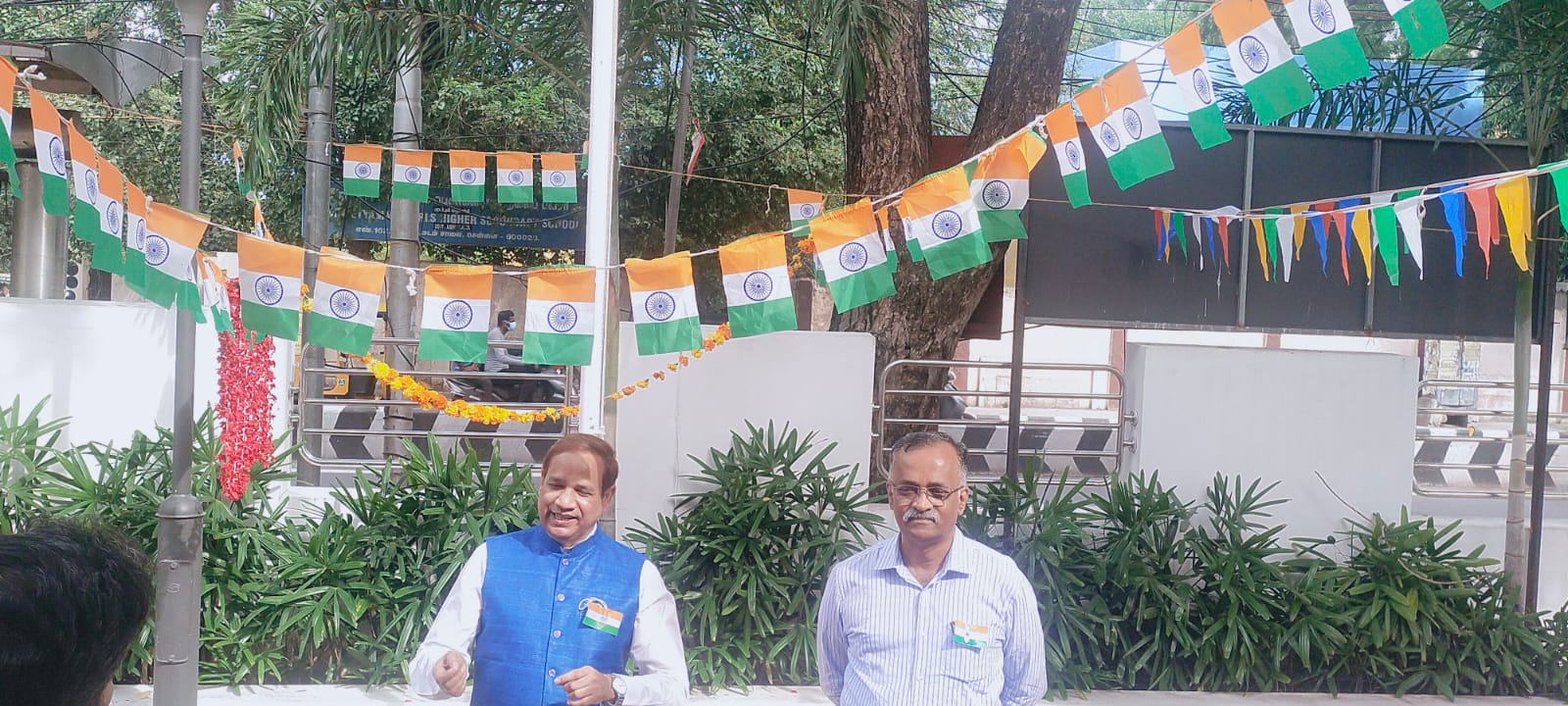 independence day 2022 celebration - Flag hoisting