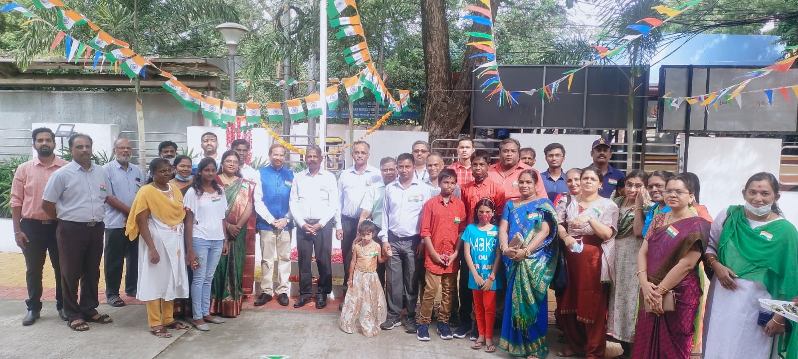 independence day 2022 celebration - Flag hoisting