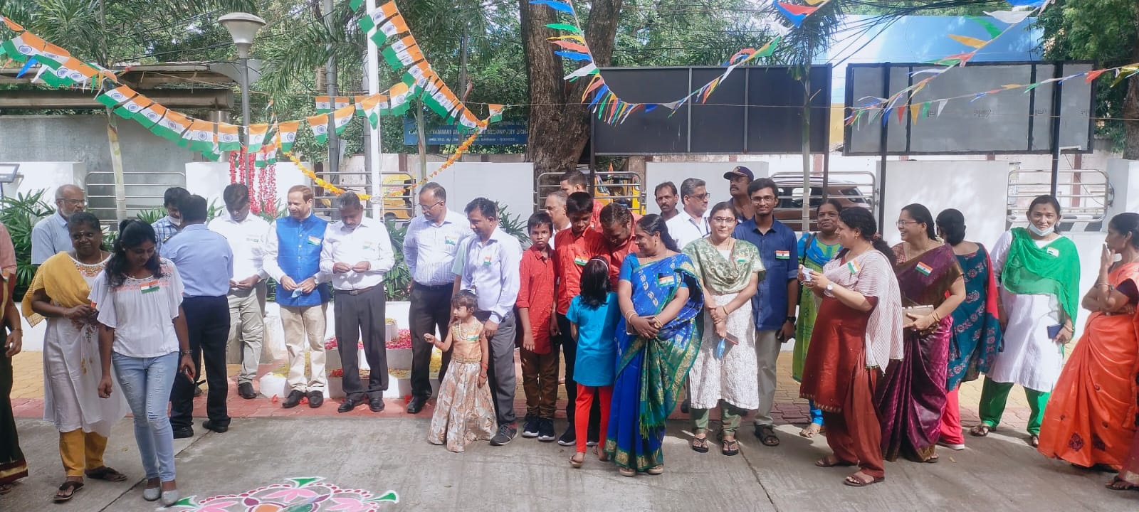 independence day 2022 celebration - Flag hoisting