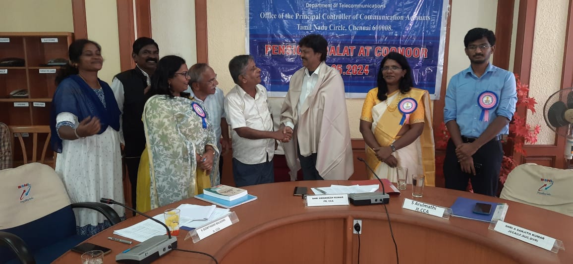 Pension Adalat @ Coonoor, The Nilgiris, Tamil Nadu10.05.2024