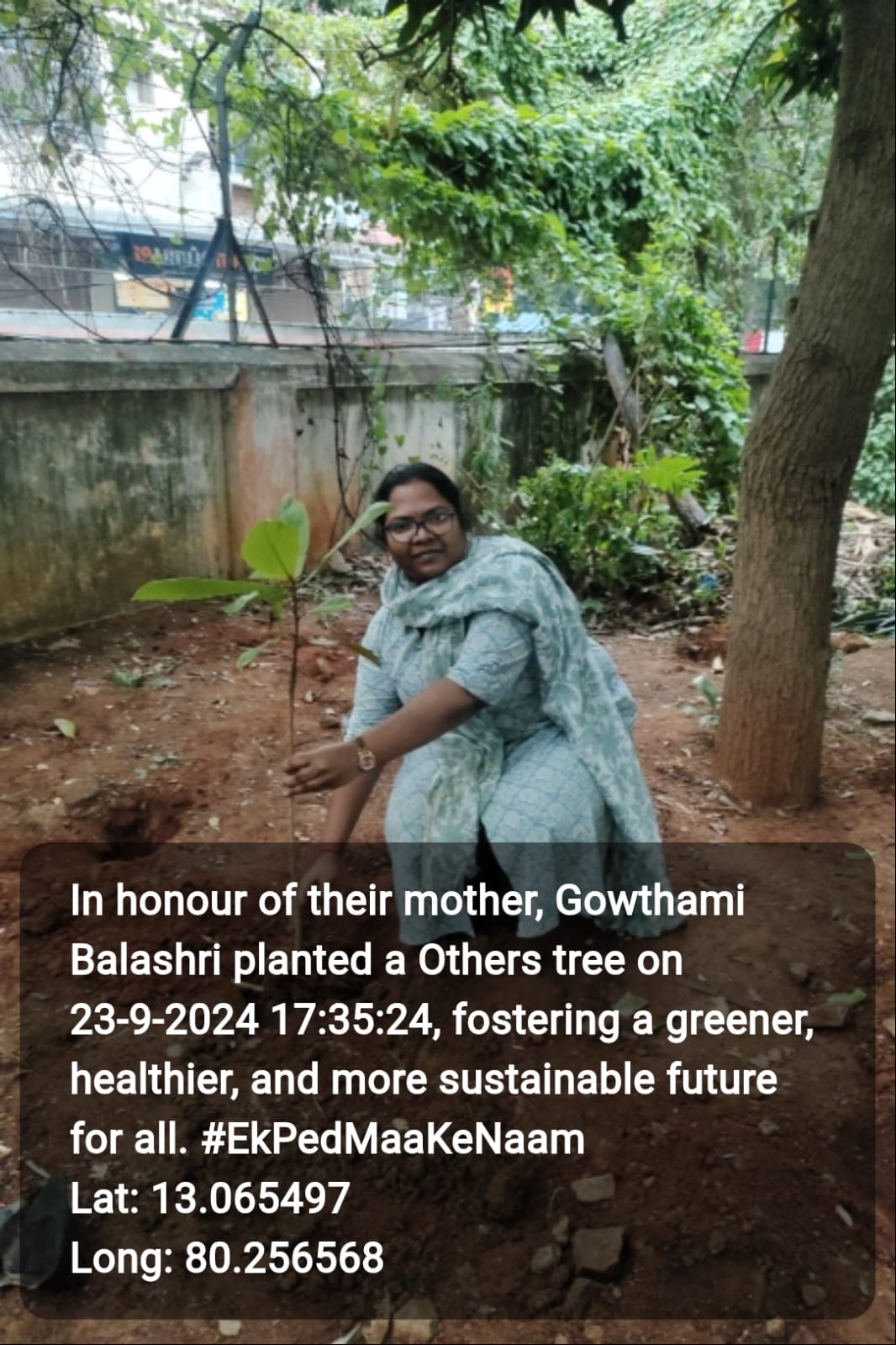 Ek Ped Maa Ke Naam campaign - 23.09.2024