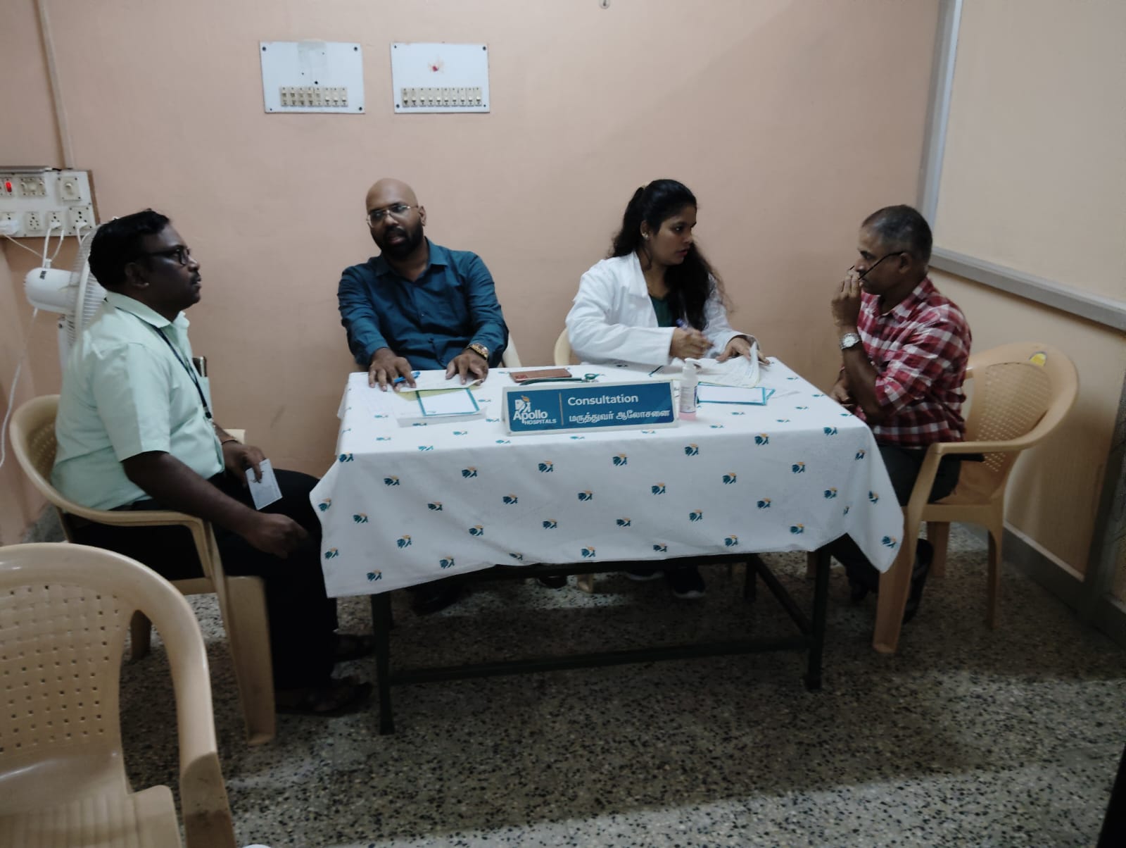 Medical Camp held at O/o the Pr.CCA Tamil Circle on account of World Heath Day