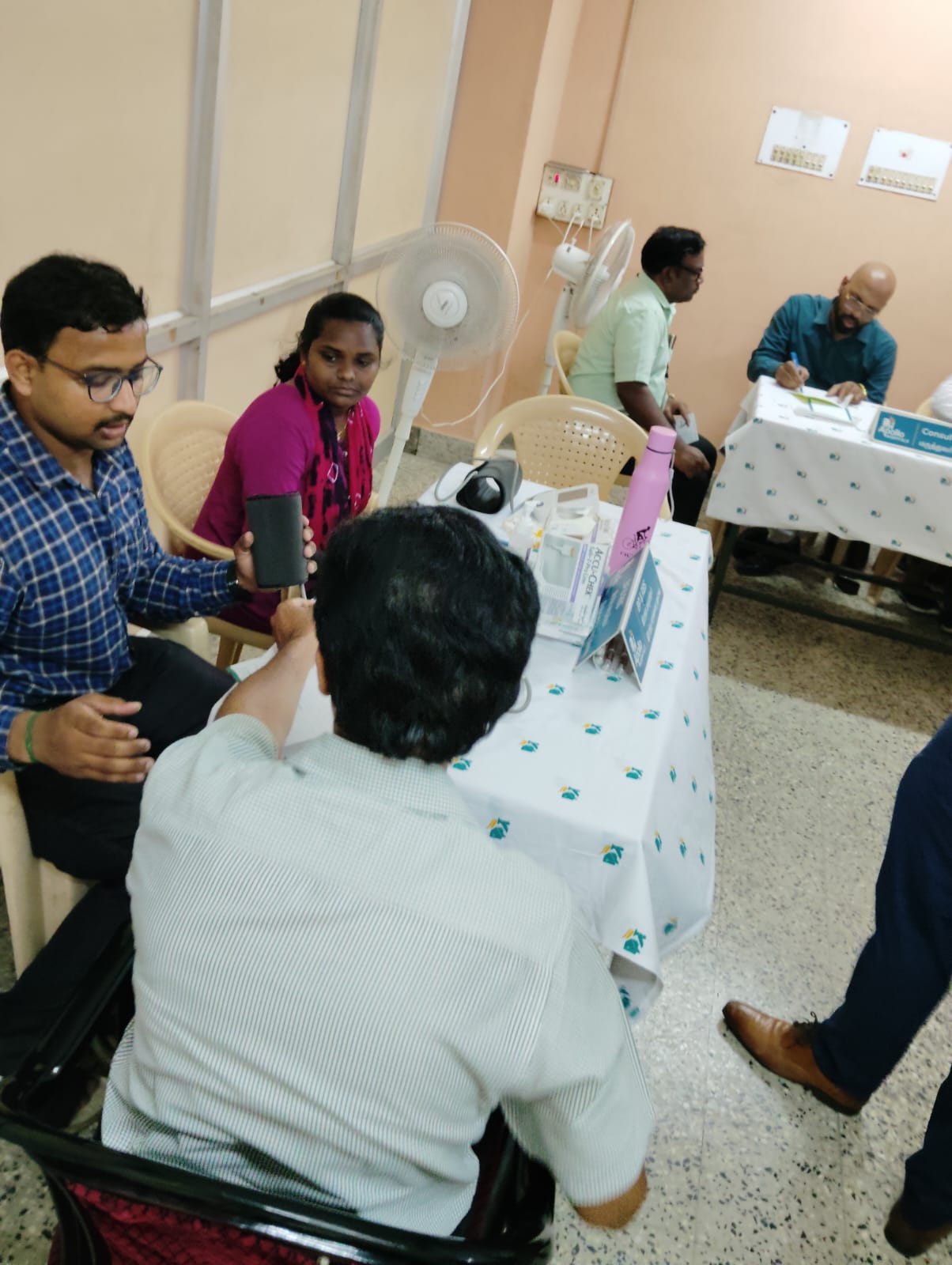 Medical Camp held at O/o the Pr.CCA Tamil Circle on account of World Heath Day