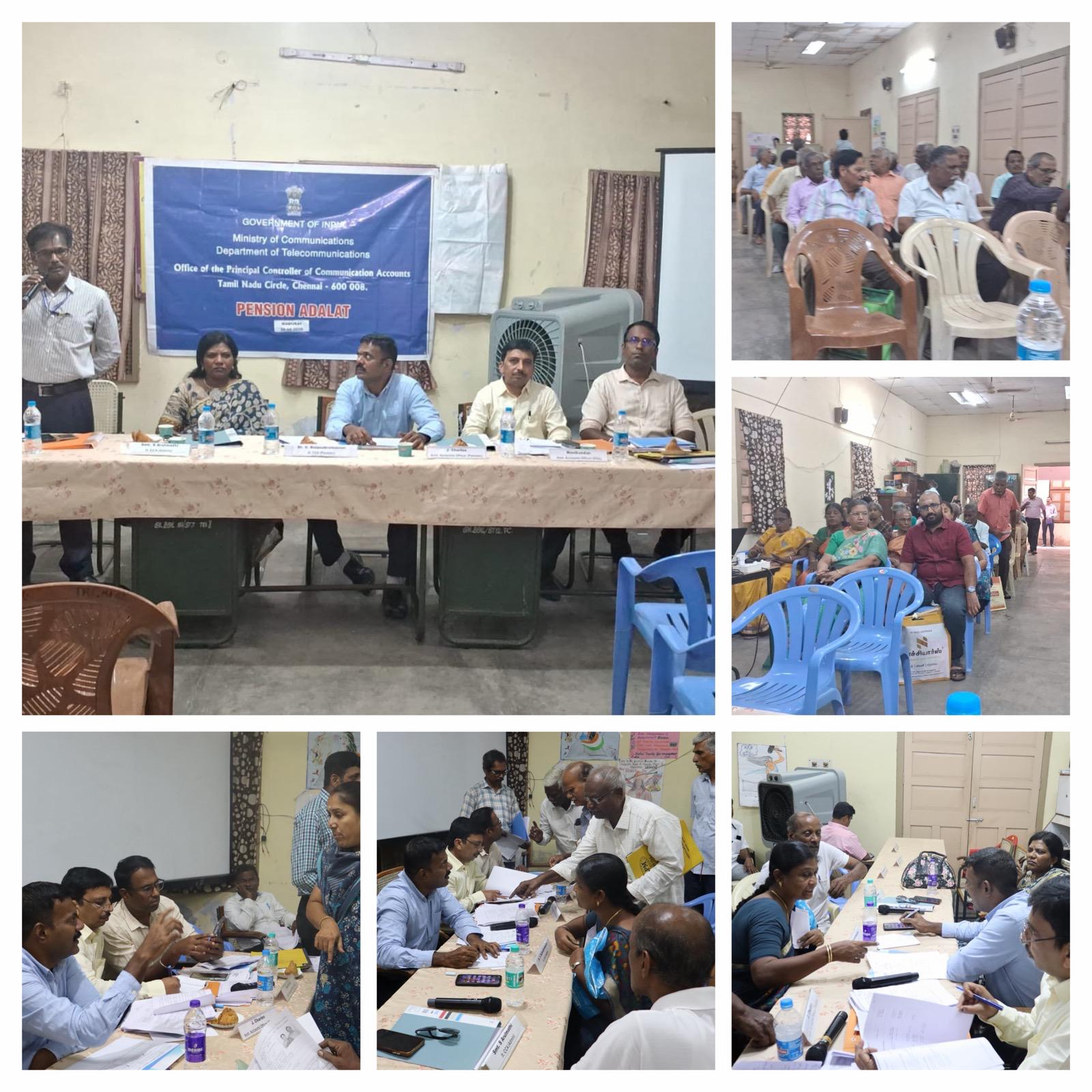 Pension Adalat held at Madurai on 28.08.2026